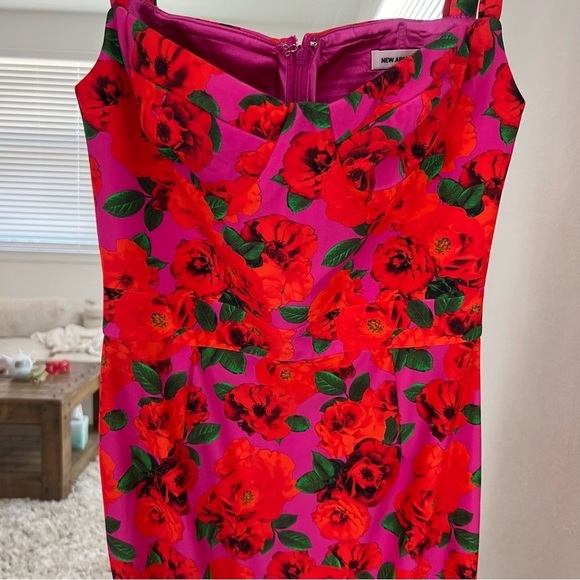 Monique Dress in Floral Pink - Picture 4 of 10